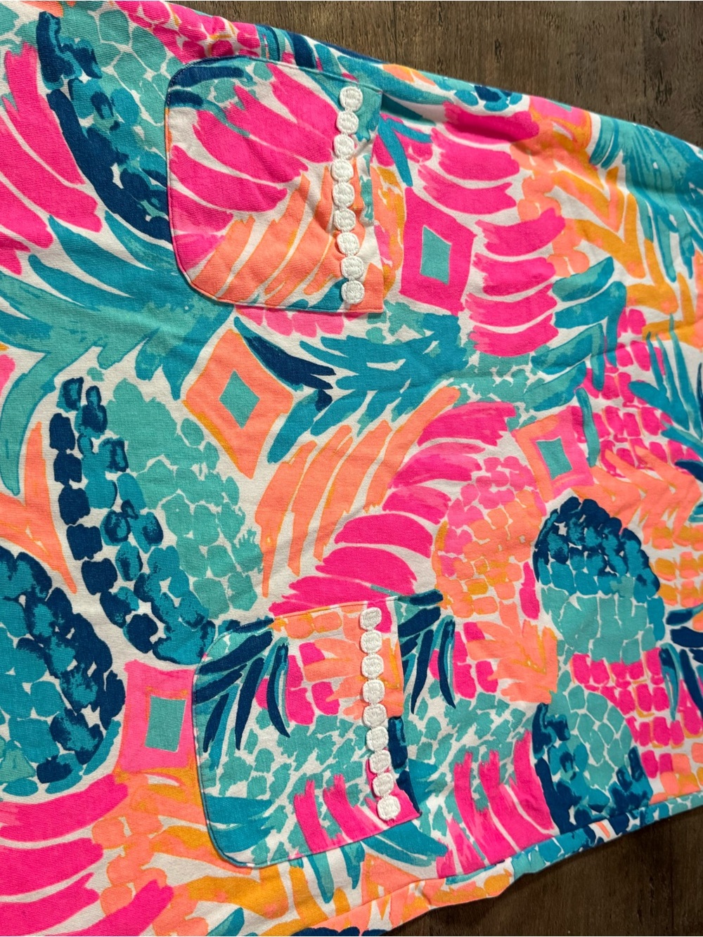 Lilly Pulitzer Tropical Pineapple Dress in Pink, Teal, Coral, Navy